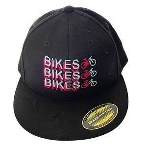 MH Tom Segura Black BIKES Fitted Hat From 2018 Tour Size 6-7/8 - 7-1/4 NEW‎